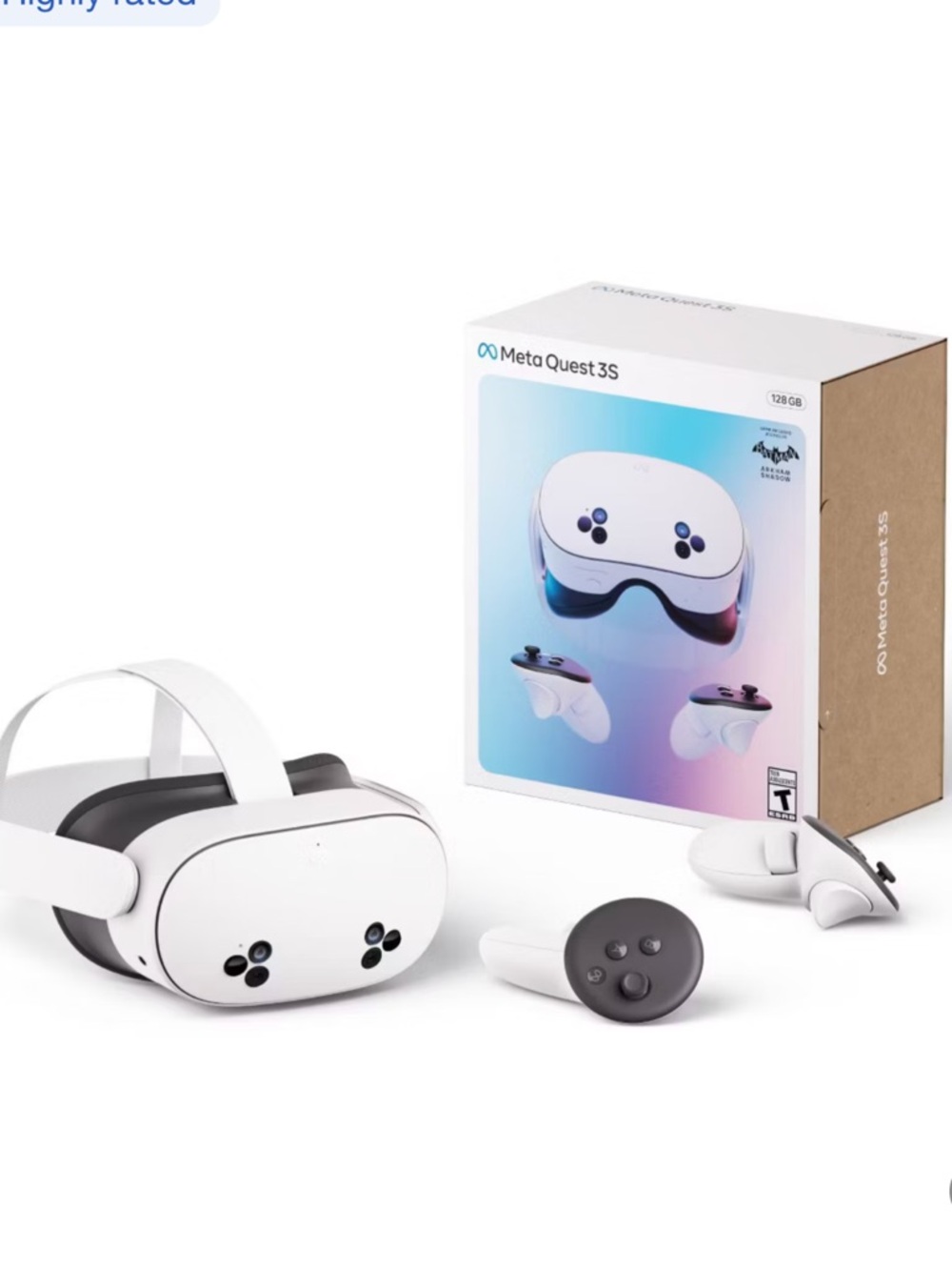 Meta Quest 3 Wireless VR Headset - White - Picture 3 of 8